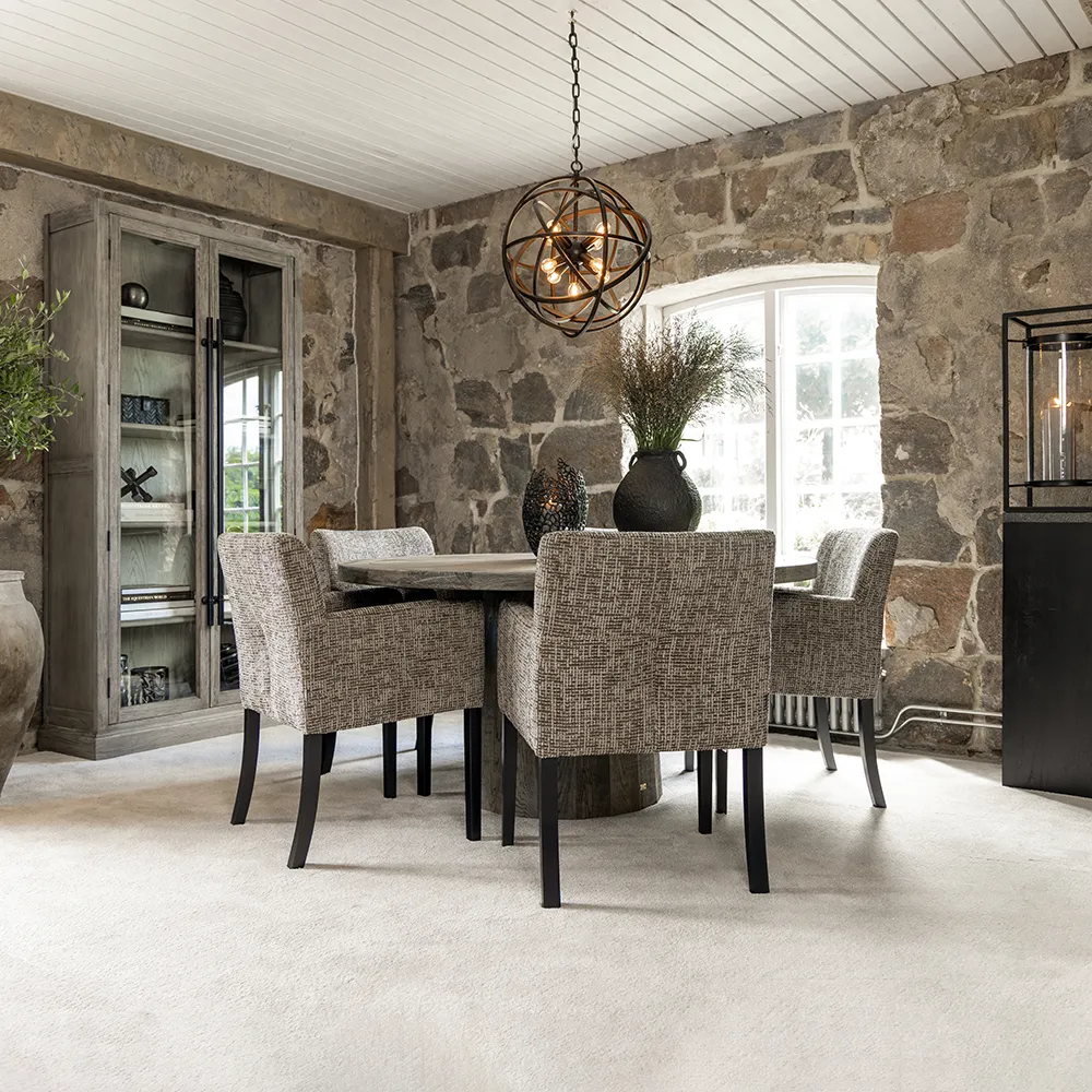 Victoria Stuhl Chanel taupe