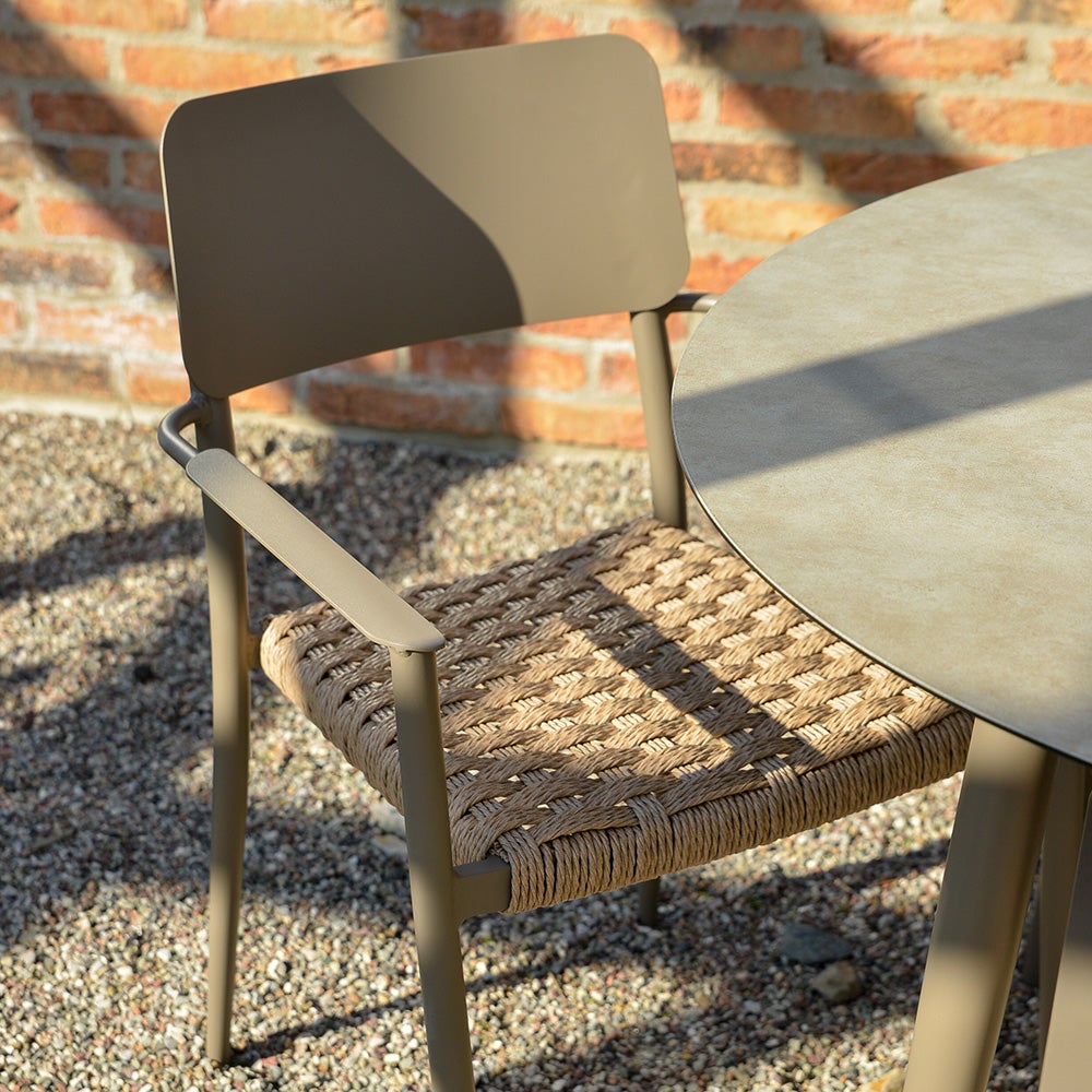 Borgeby armlehnstuhl Taupe