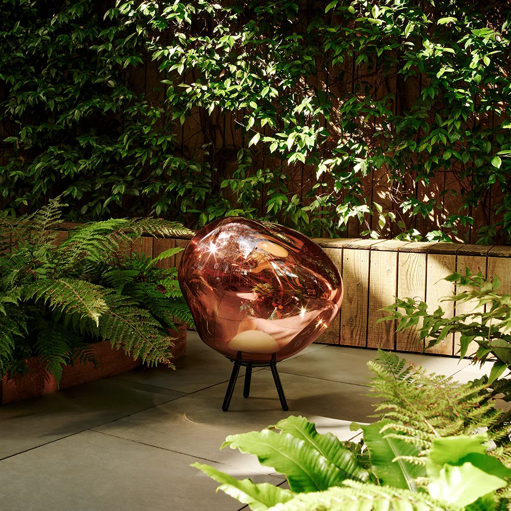 Melt Portable Large Stehlampe Copper LED