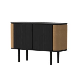  Treasures 2-türiger Schrank Schwarze Eiche/Sugar Brown
