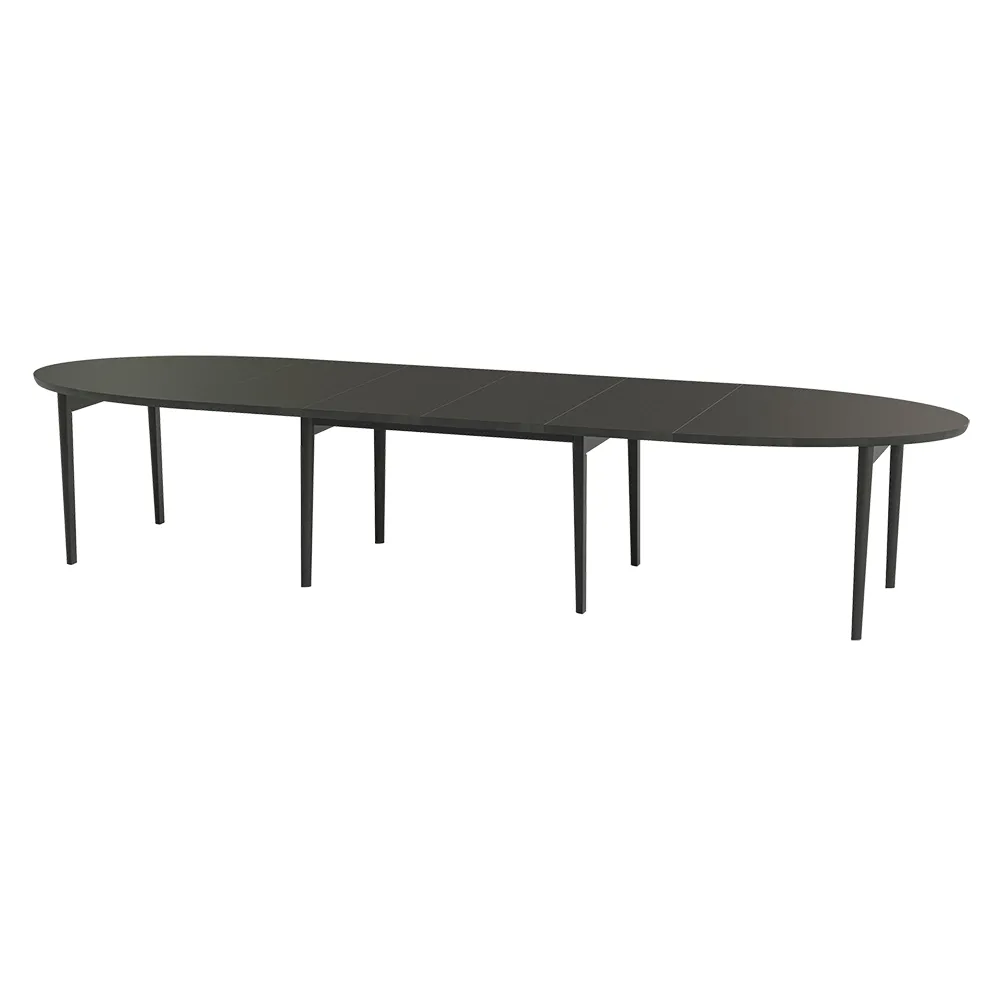 Sm78 Tisch Eiche Schwarz Lack