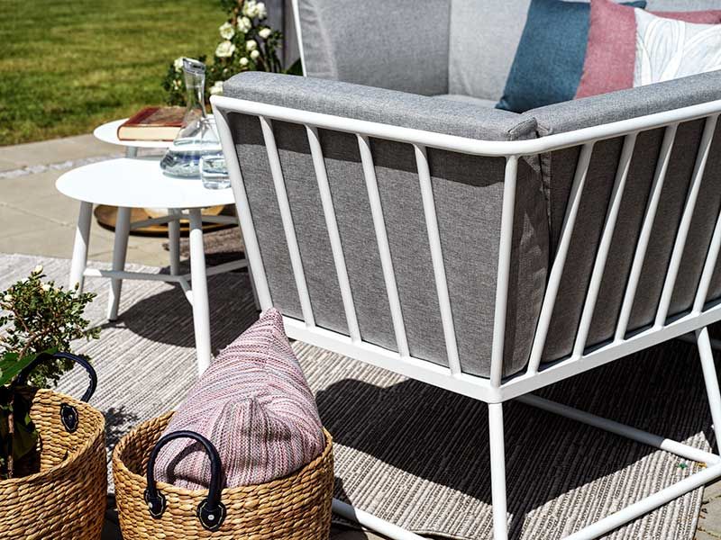 Vannes Couchtisch 60 cm weiß