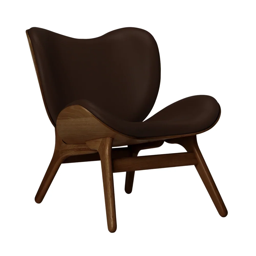 A Conversation Piece Loungesessel Dark Oak/Hope Leather brown