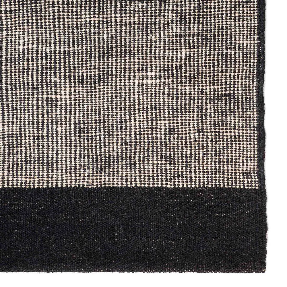Dots kilim Teppich 250x350 Black