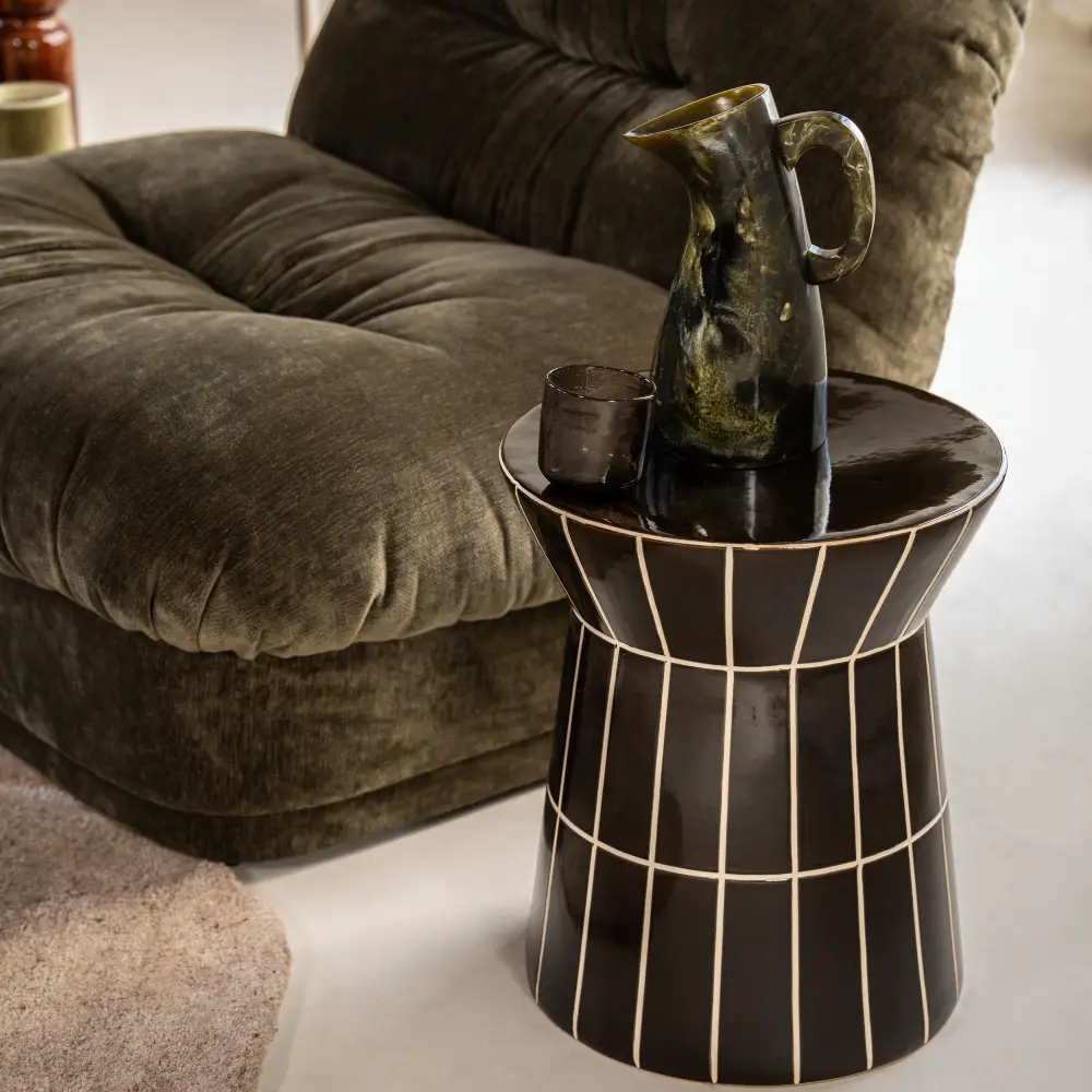 TileTastic 2 Beistelltisch - brown 38x38x45 cm