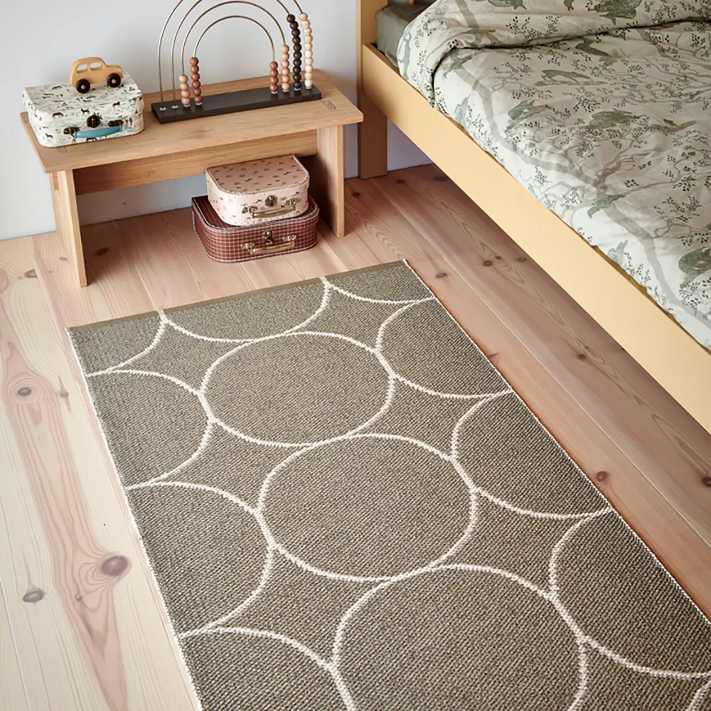 Boo Teppich 70x100 cm dark linen / vanilla