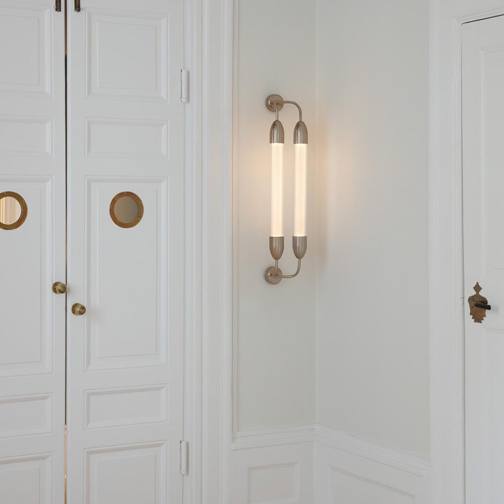 Lemon Squeeze Wandleuchte Doppelt 77 cm Messing