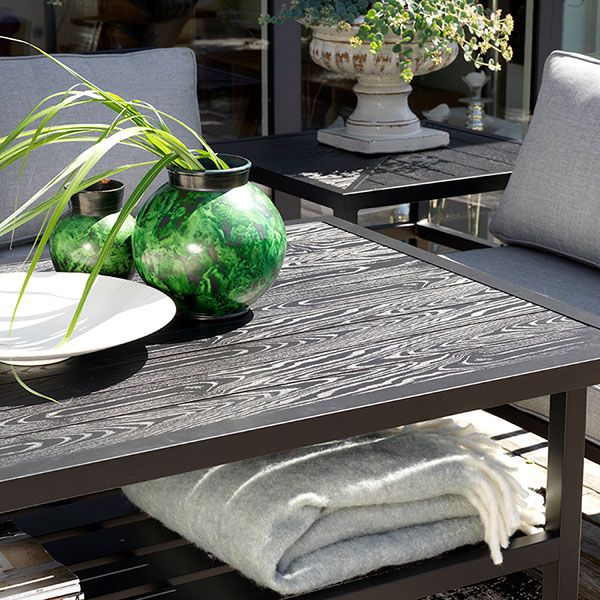 Bergerac Beistelltisch schwarz 