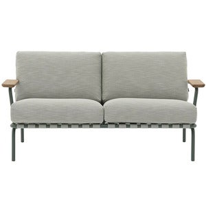Settle 2-Sitzer Sofa Ribbed Weave 2/Dark Green 