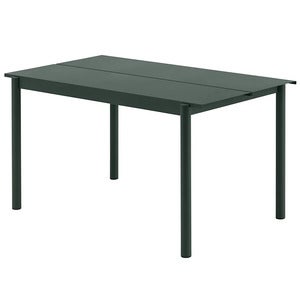 Linear Steel Esstisch 140X75 cm Dark Green