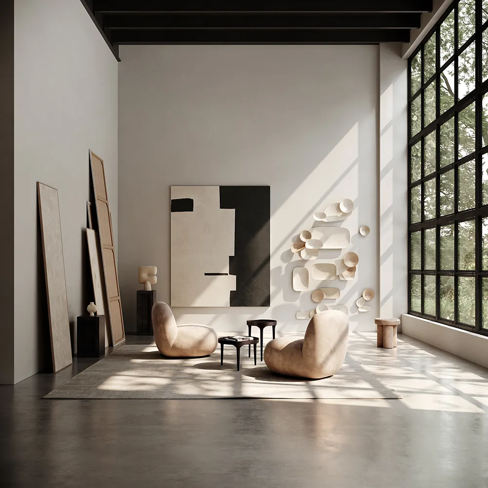 Toe Sessel Flat - Nubuk