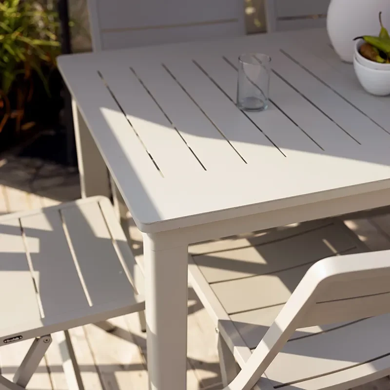 Lomma esstisch 80x132-192 cm Light grey