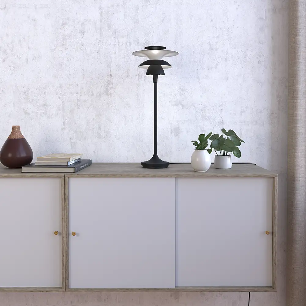 Picasso Tischleuchte 460 mm Matt Schwarz