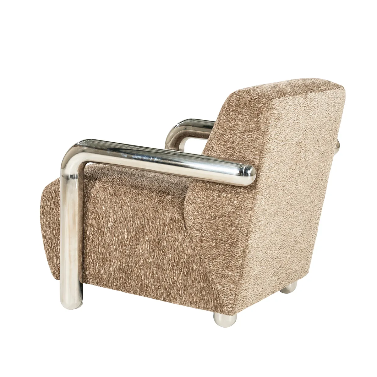 Sessel Chromette Taupe