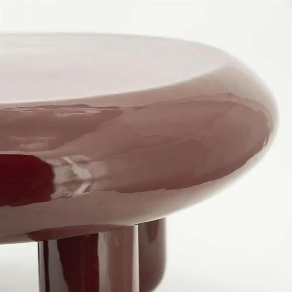 Balloon Couchtisch- burgundy 70x70x35 cm