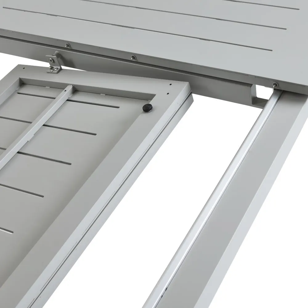 Lomma Esstisch 100x260-380 cm Light grey