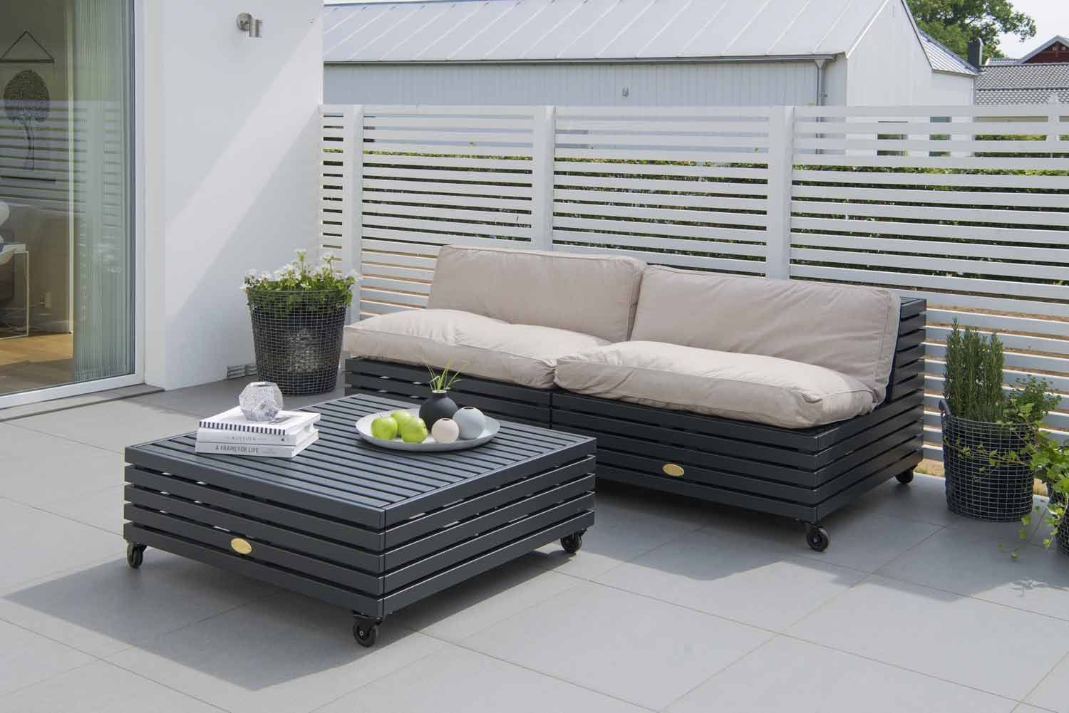 Bara Vara Sessel Orange Grau 