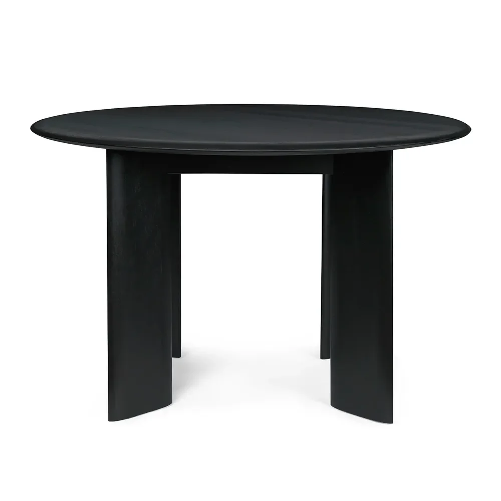 Bevel Esstisch Ø117 cm - Black Oiled Beech