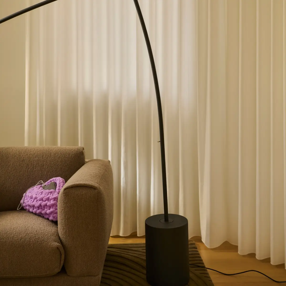Relevo Teppich Quattro – 170 x 240 cm – Taupe