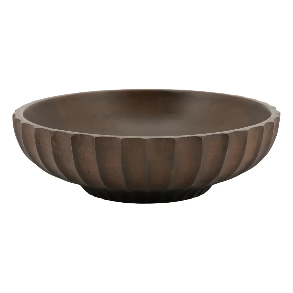 Yori small Schale 19x19x6 cm Mangoholz dark brown