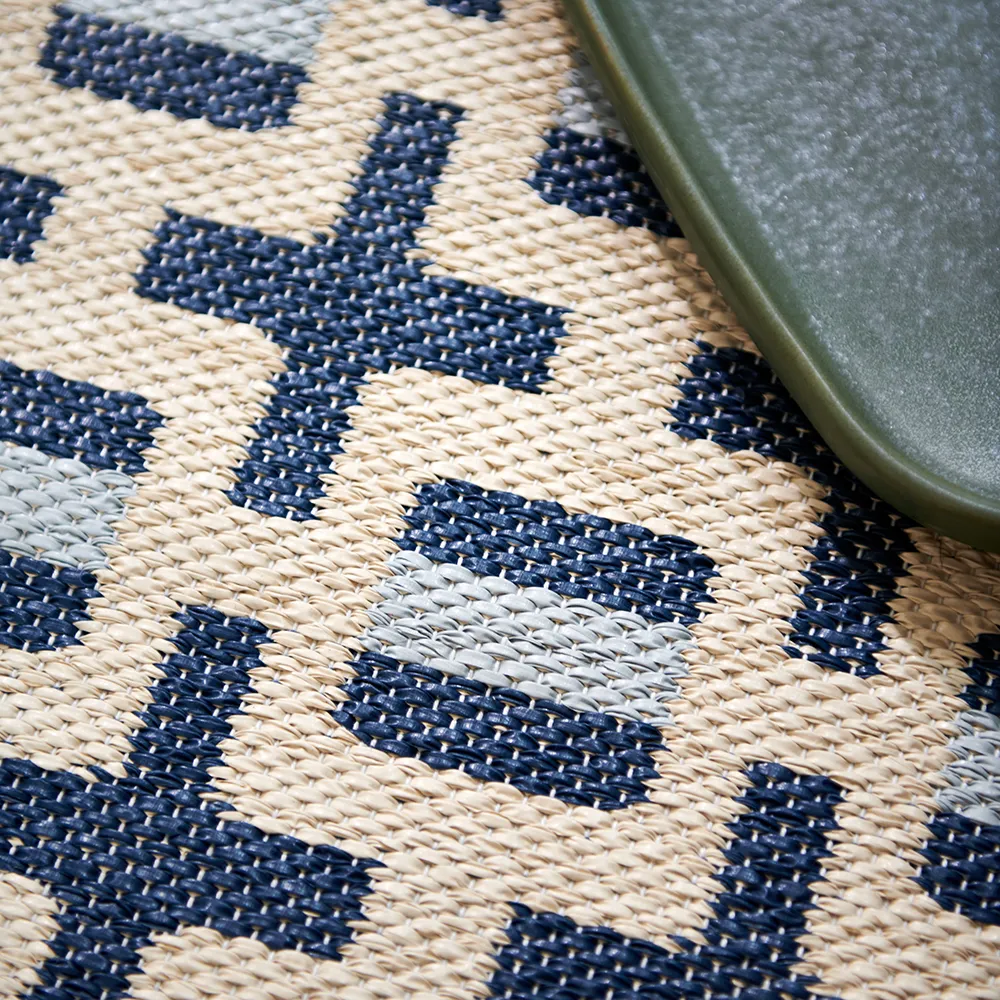 Tom teppich Ocean Blue/Cream/Blue Fog 70 x 240 cm