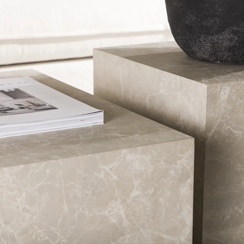 York Couchtisch 60x80 cm Beige