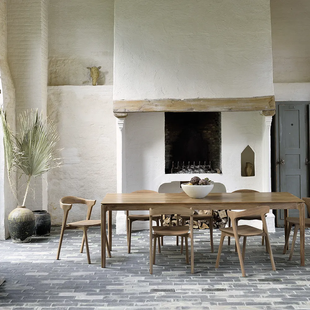 Buche Esstisch 95x200 cm Teak