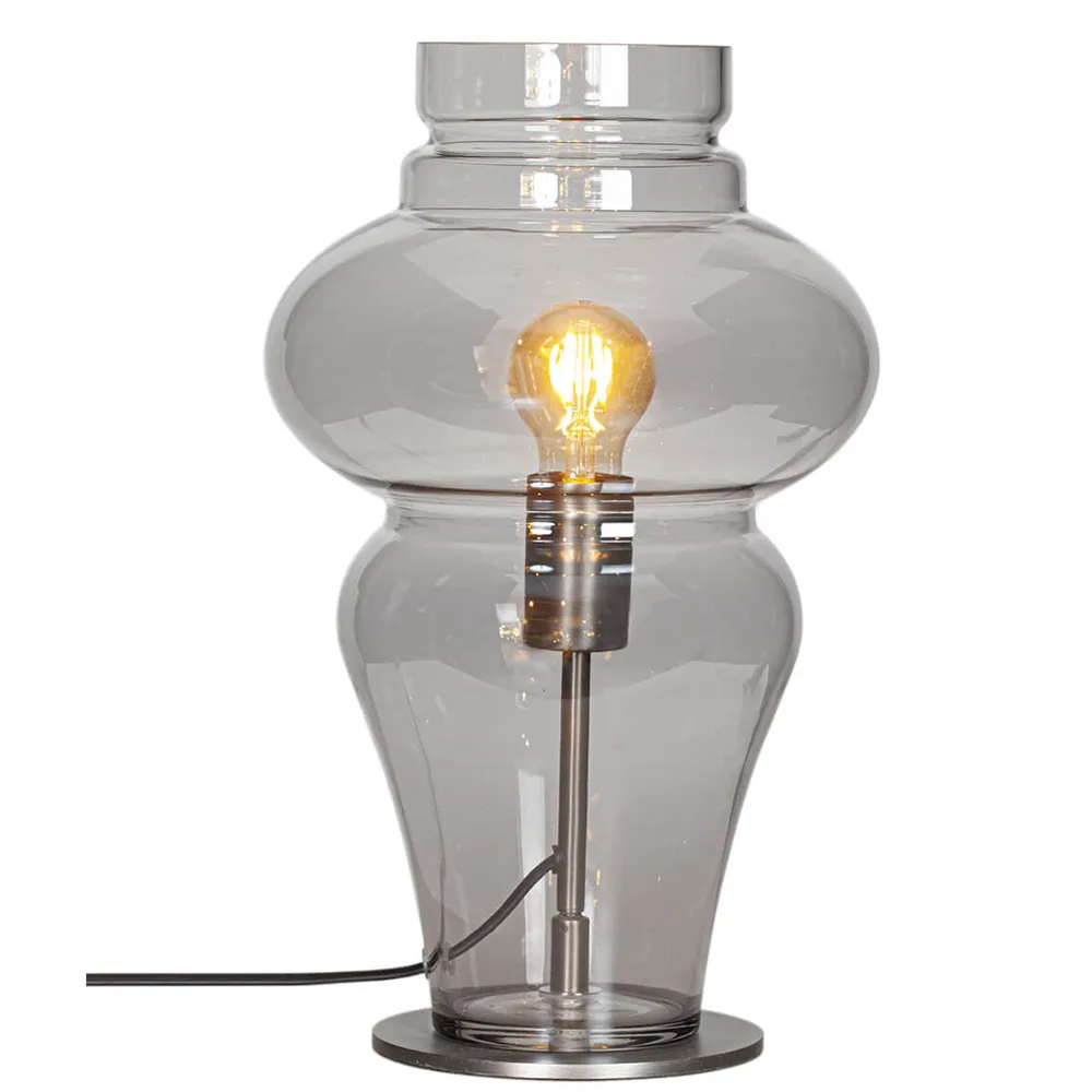 Dolores Tischleuchte grau