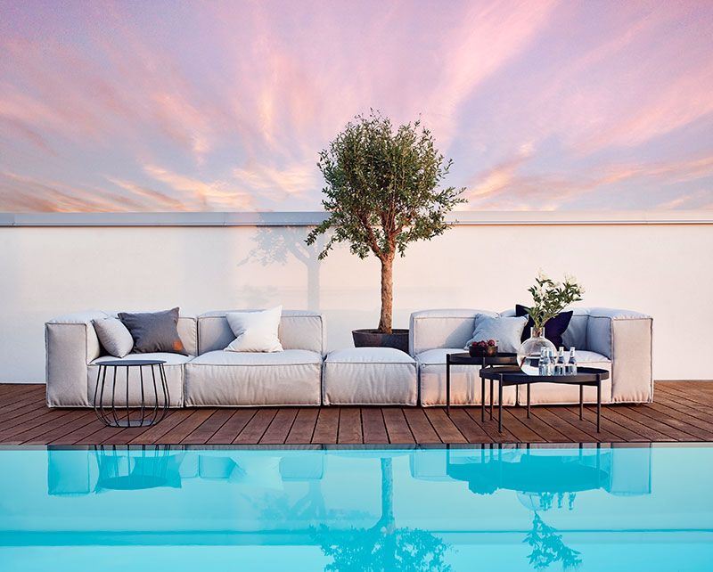 Asker Mittelmodul Large Hellgrau