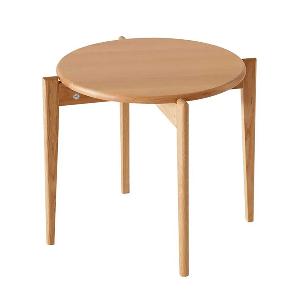 Tilia Couchtisch Ø51 cm Eiche geölt