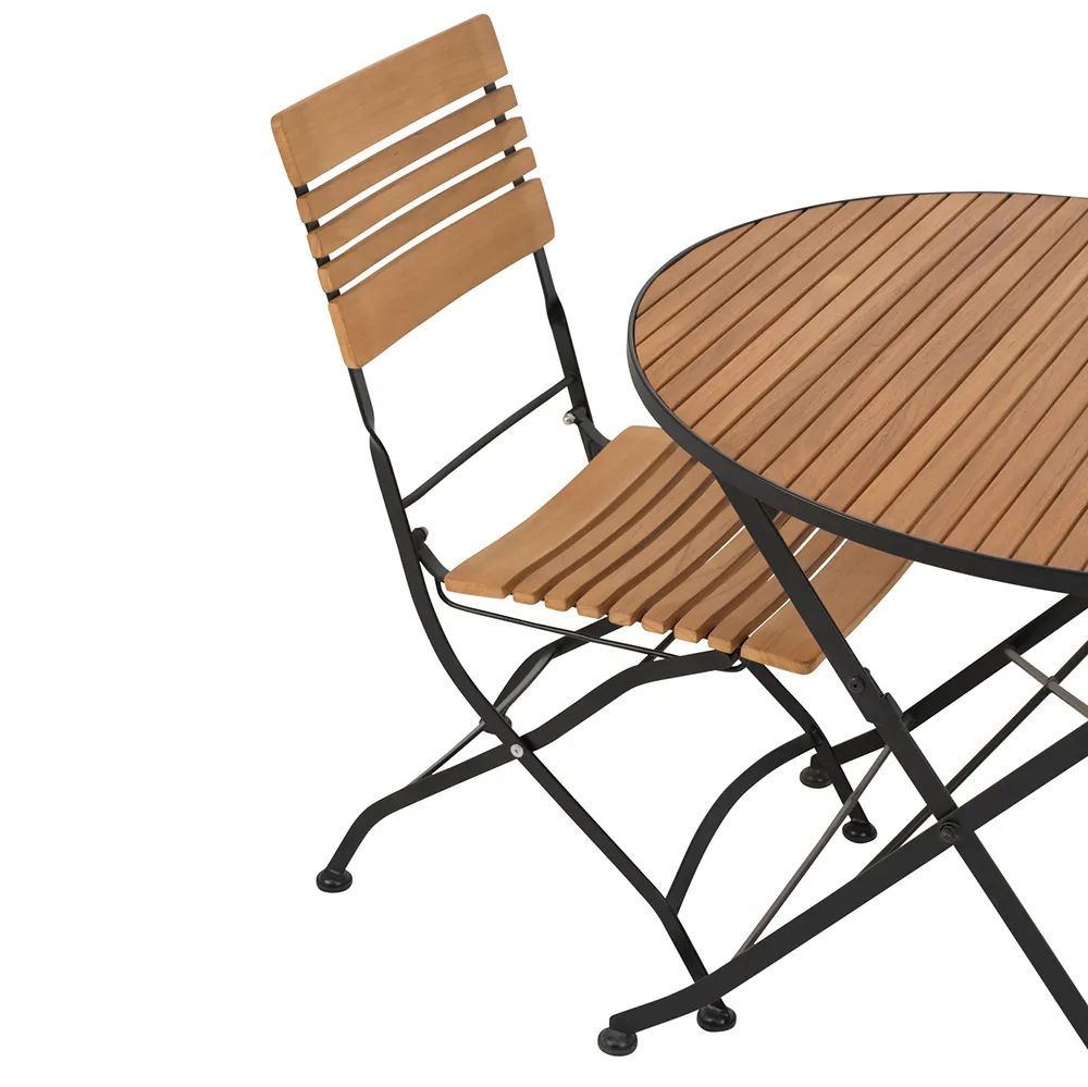 Brewer stuhl    Schwarz / Teak