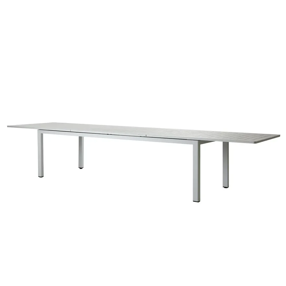 Lomma Esstisch 100x260-380 cm Light grey