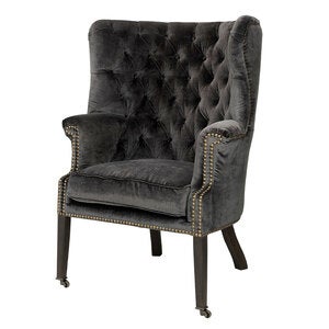 Churchtown Sessel Sessel Avanna Samt Dunkel