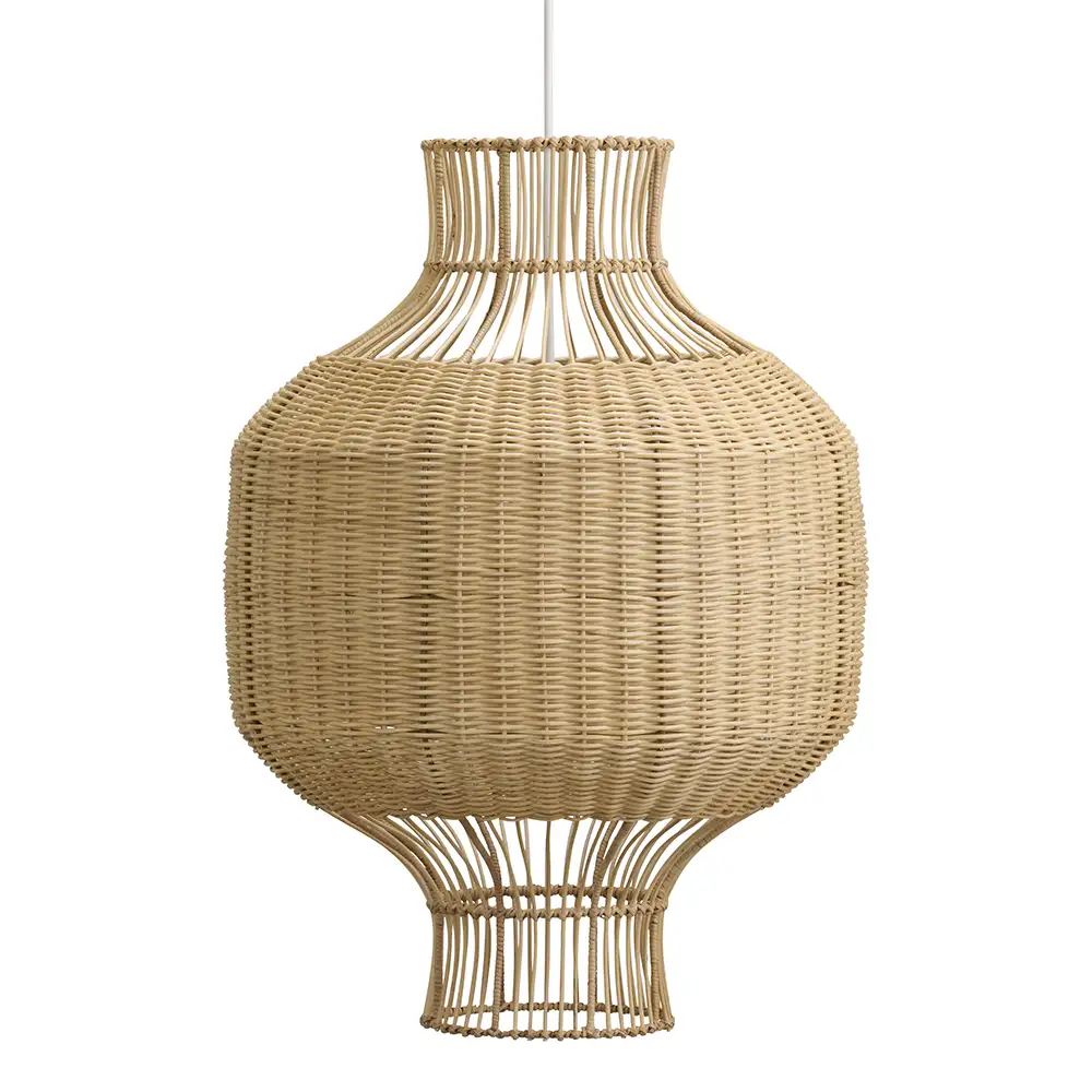 Hikari Lampenschirm Rattan natur