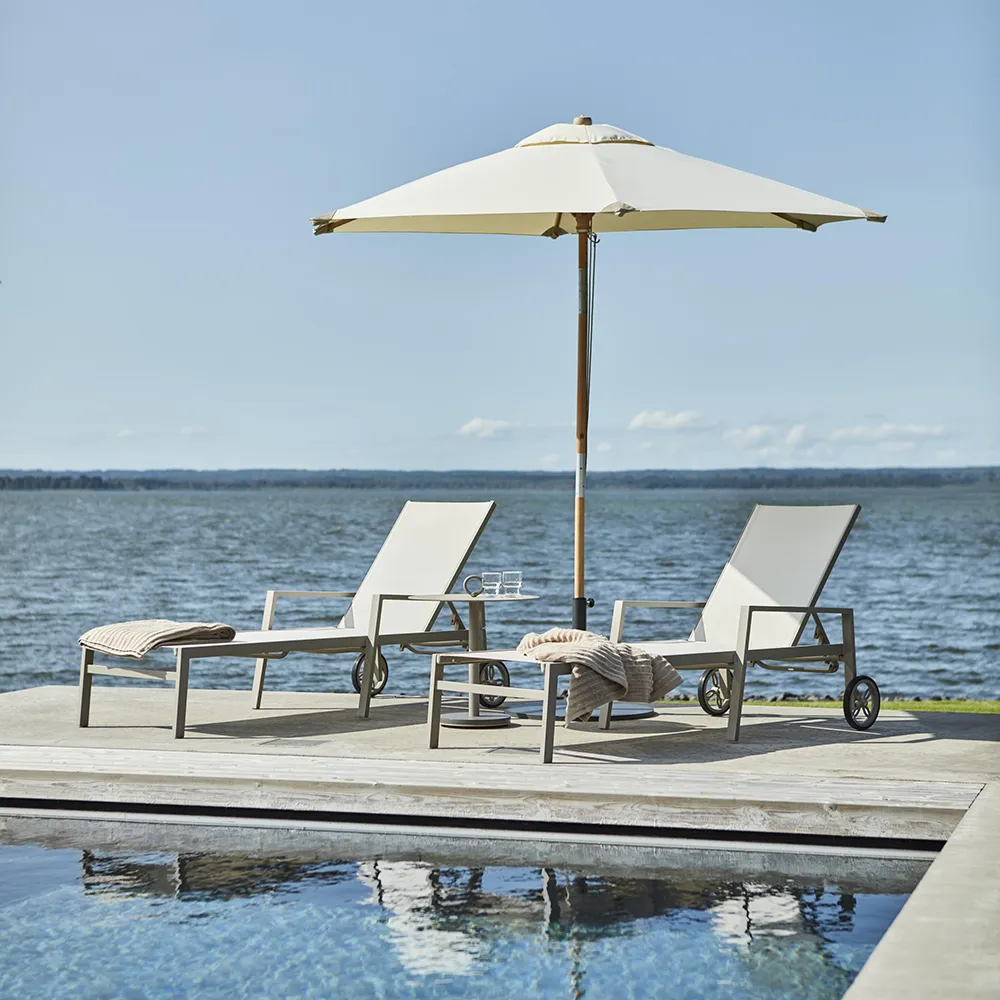 Leone Tagesbett khaki/off-white