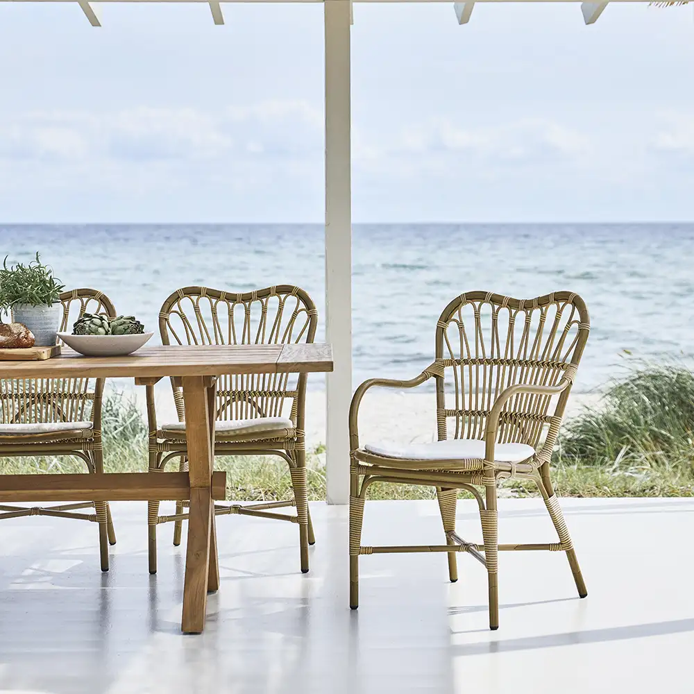 Margret Sessel Rattan antik