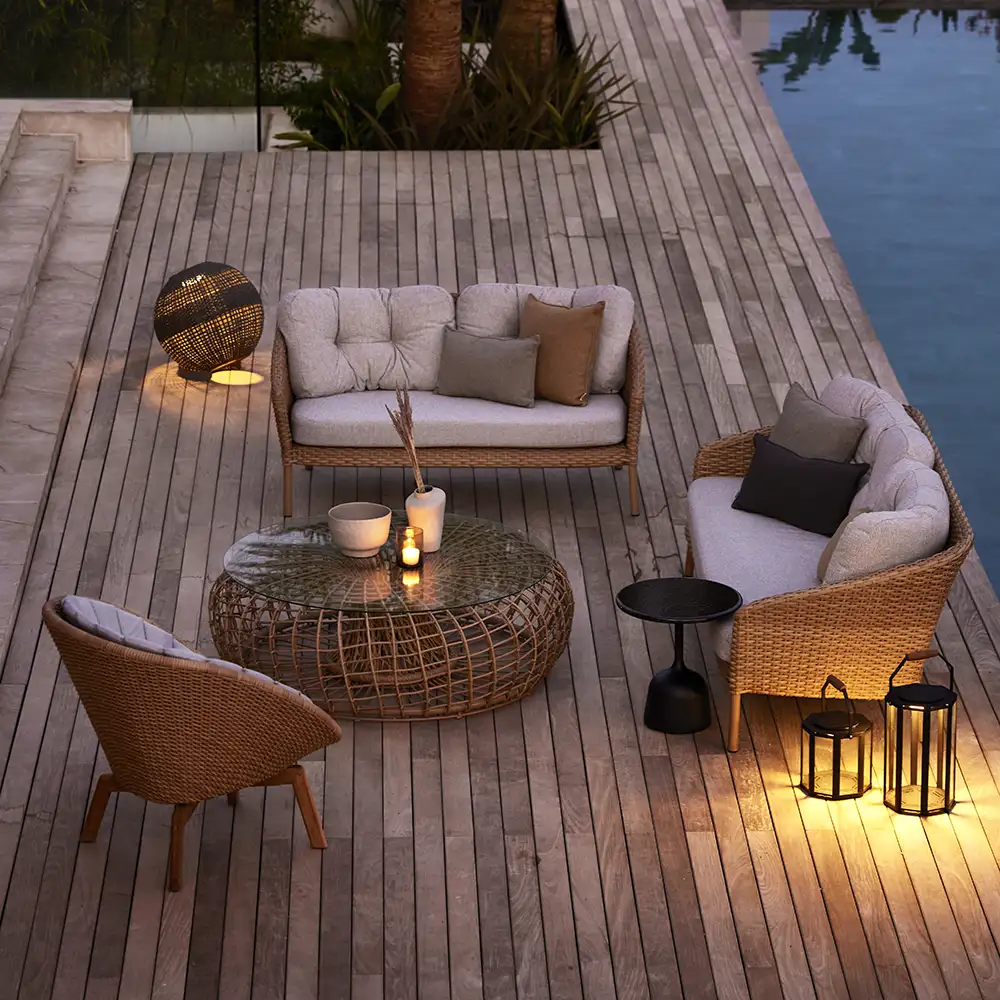 Ocean 3 Sitzer Sofa natur, flat Weave