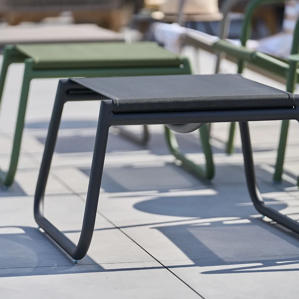 Sandholma Fußschemel Holzkohle