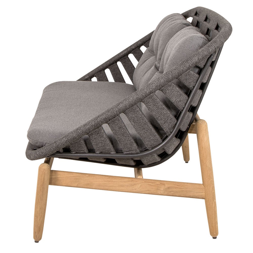 Strington 2 Sitzer Sofa inkl. grauer Air Touch Polster