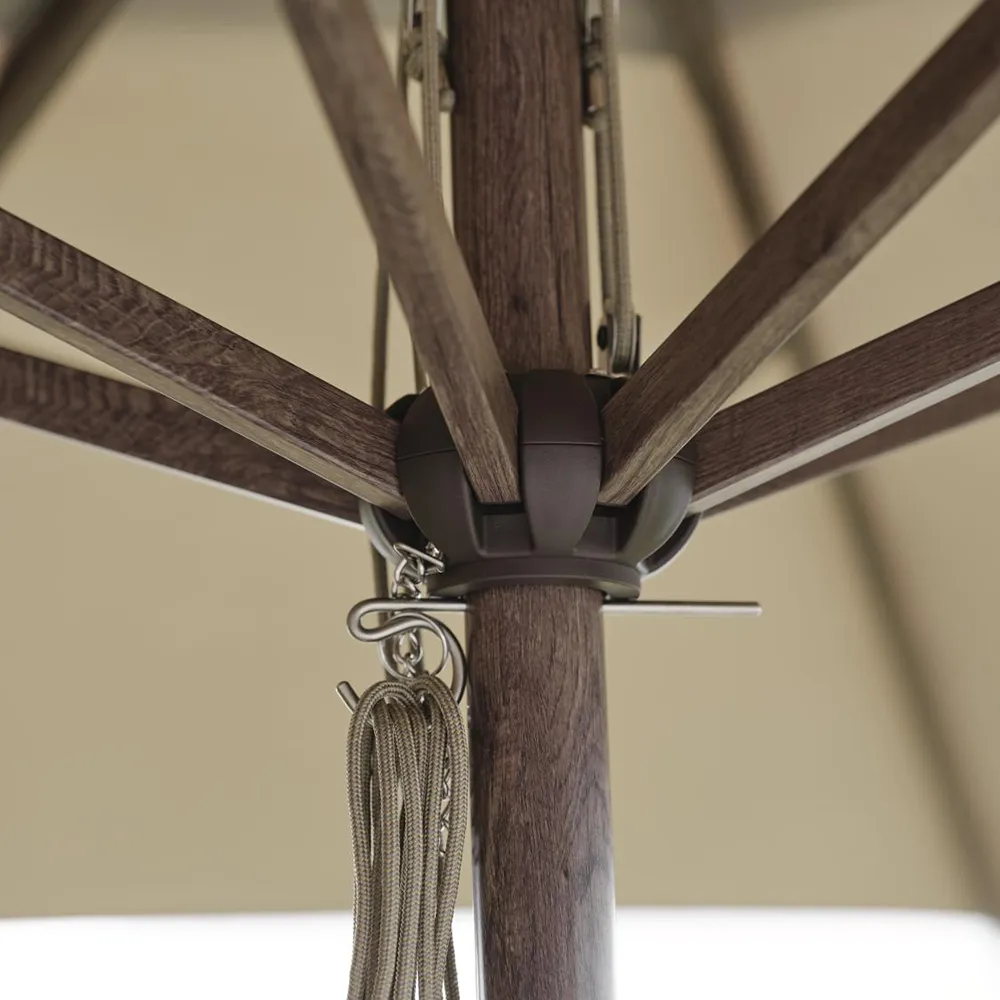 Paliano Sonnenschirm Ø350cm braun/taupe