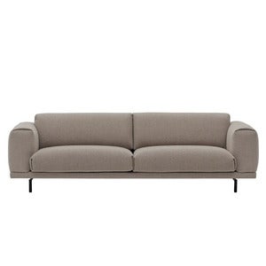 Rest Sofa 3-Sitzer Metallgestell Hearth 6/Schwarz