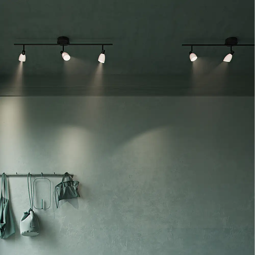 Cut Spotlight-Schiene Schwarz G9