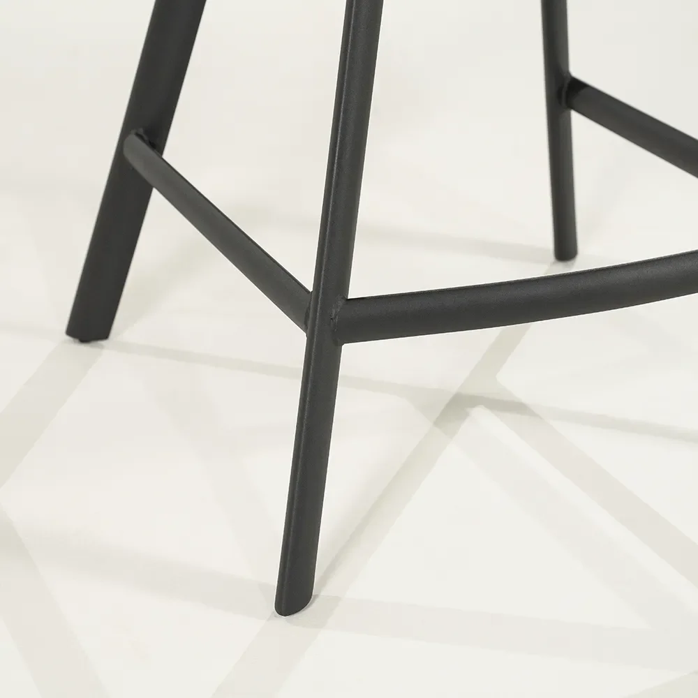 Bliss Barhocker mit Armlehnen - beige 52x56,5x96,5 cm