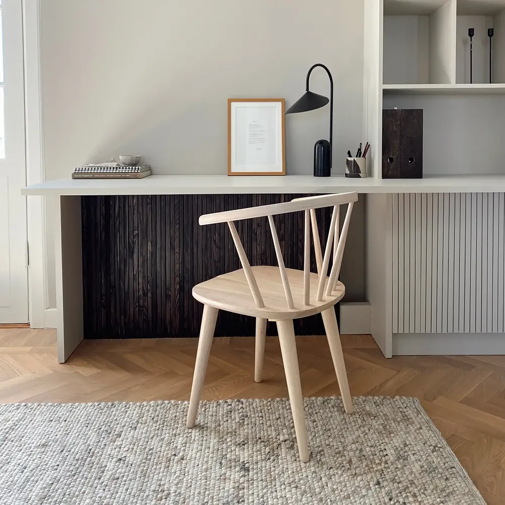 Carmen Esszimmerstuhl weiß pigmentiert