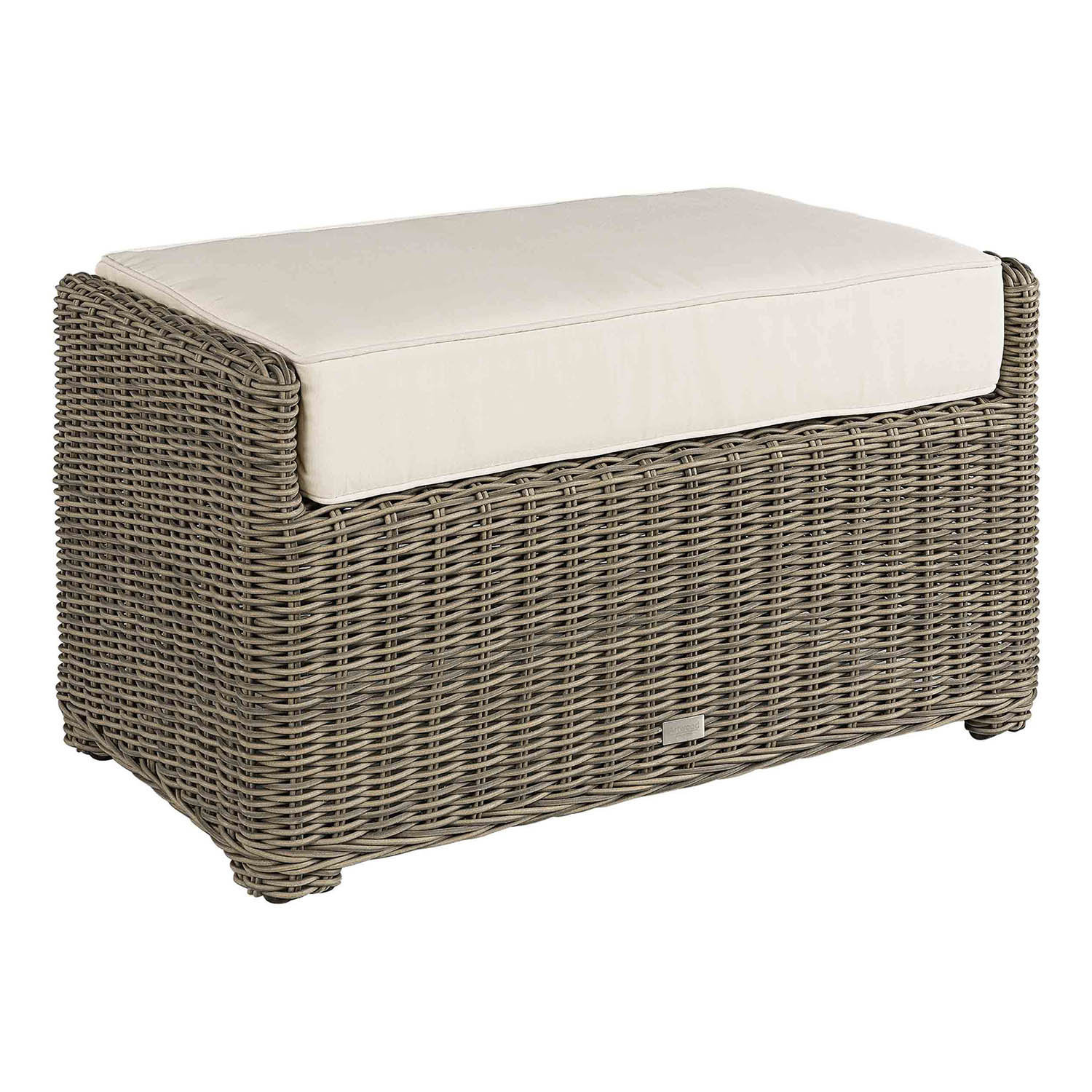 Monterey Ottomane Vintage Grau ohne Kissen