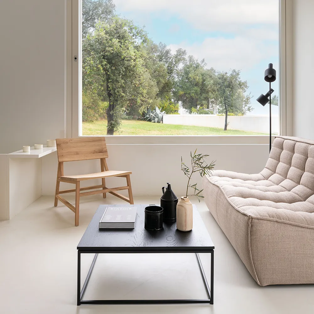 N701 Modulsofa - Beige Stoff - 2 Sitzer 91x140 cm Ethnicraft