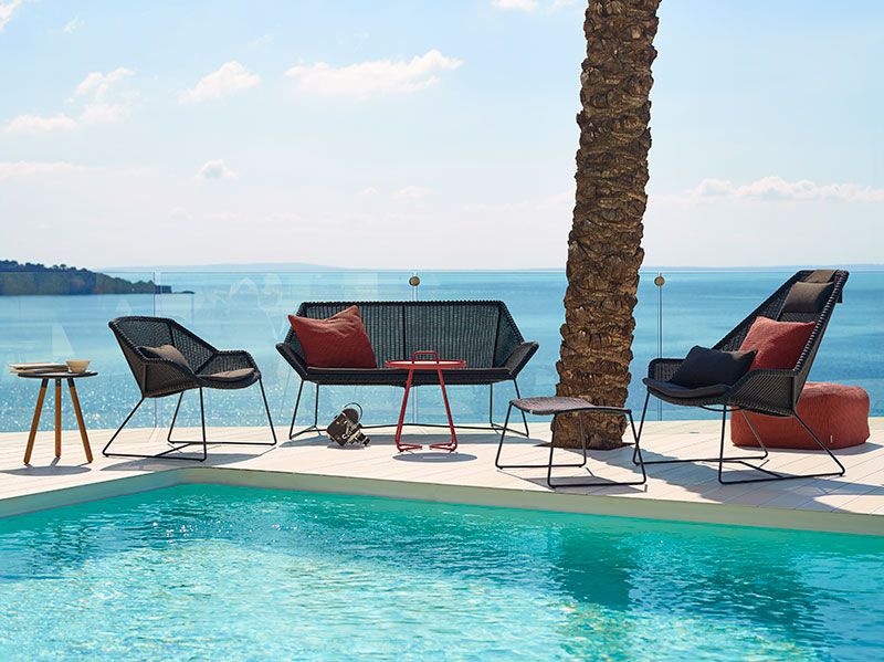 Breeze Lounge Chair Schwarz