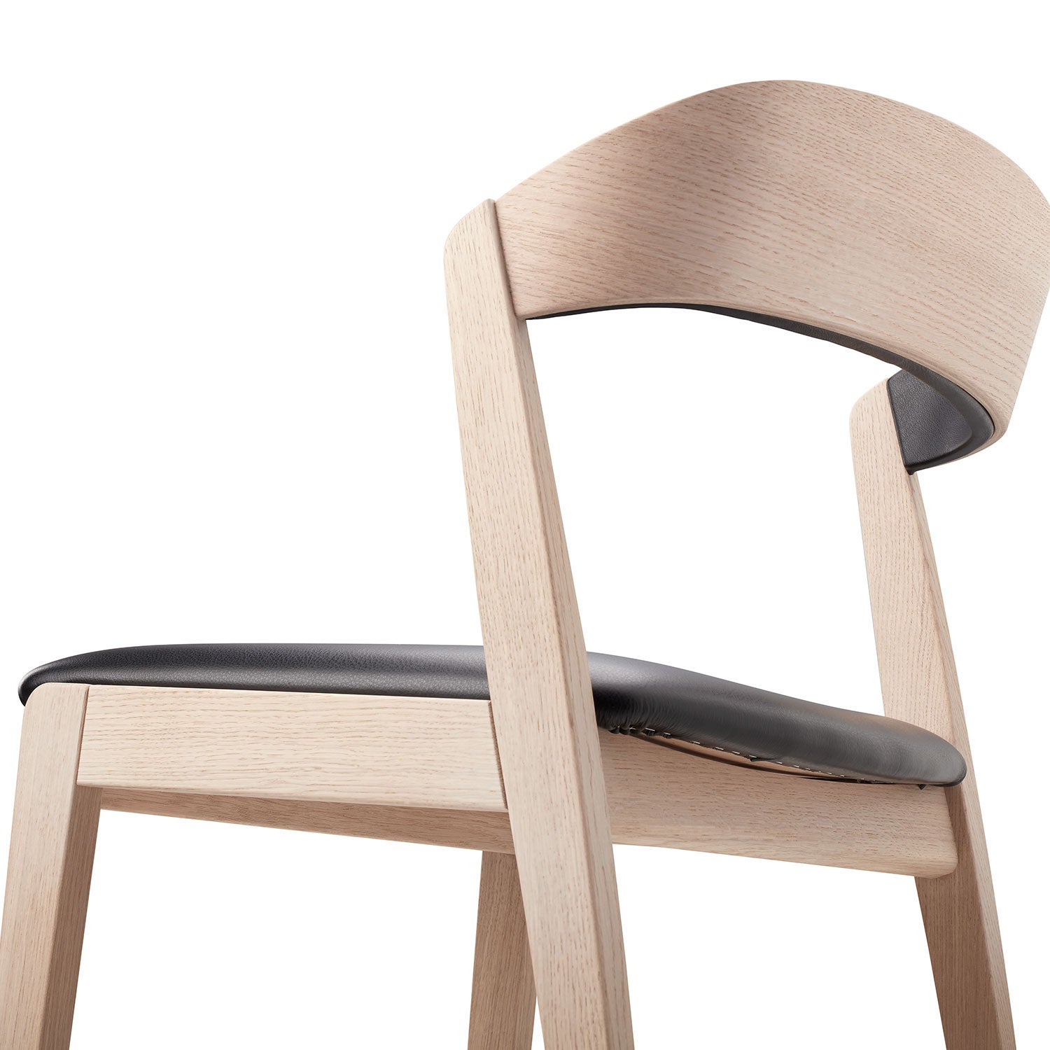 Sm826 Esszimmerstuhl mit Leder 