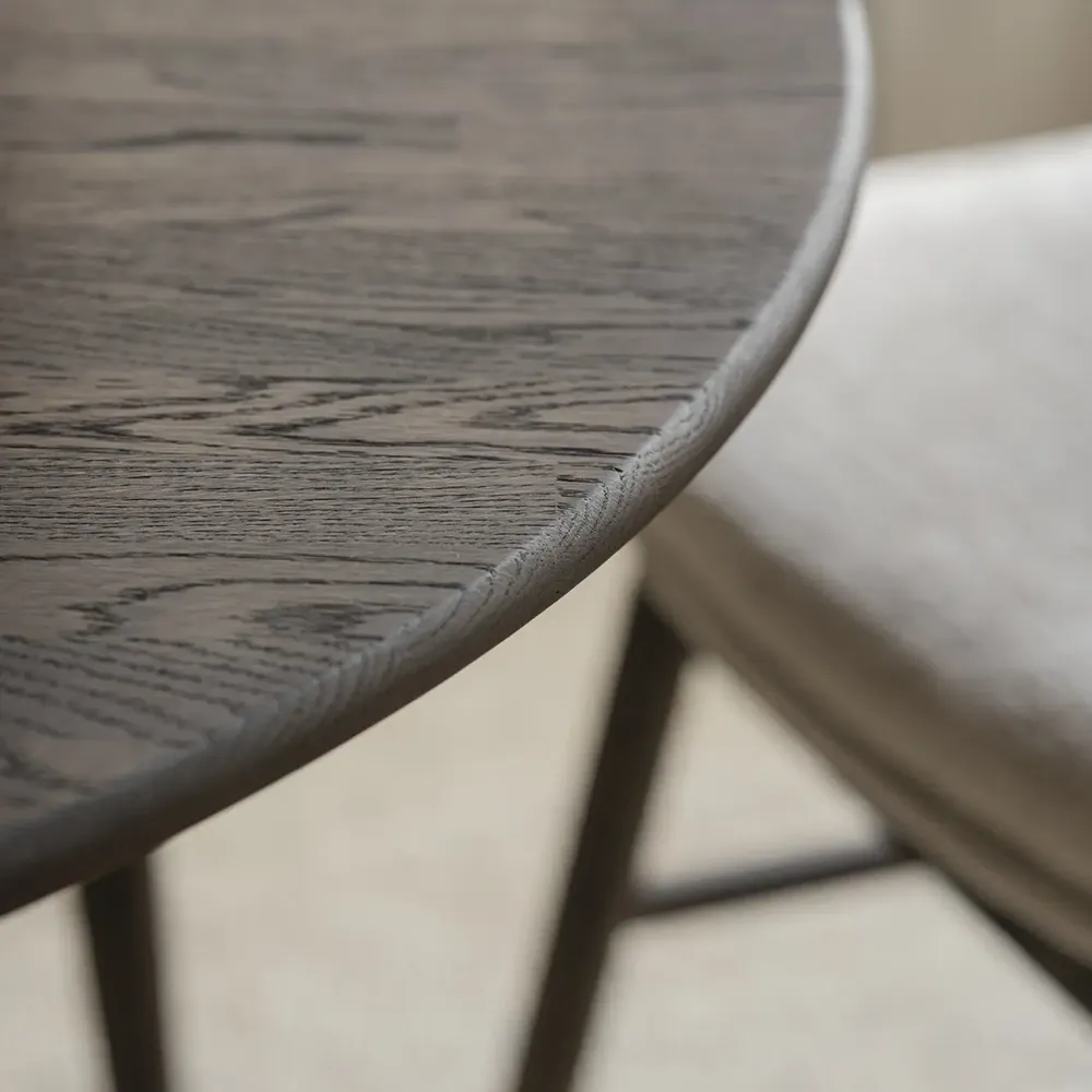 Tyler Esstisch Ø120-165 cm braune Eiche