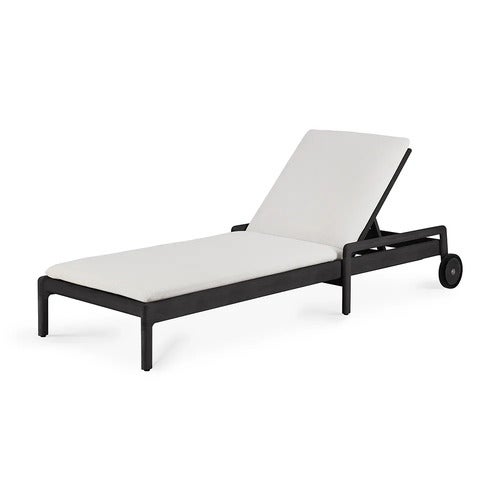Jack Sunbed Schwarz/Off White dünnes Kissen